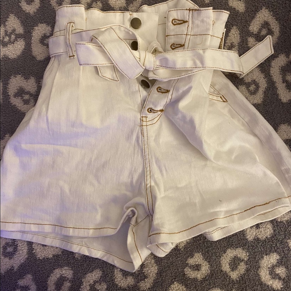 White Shorts
